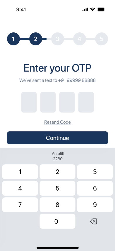 OTP Verification Variant